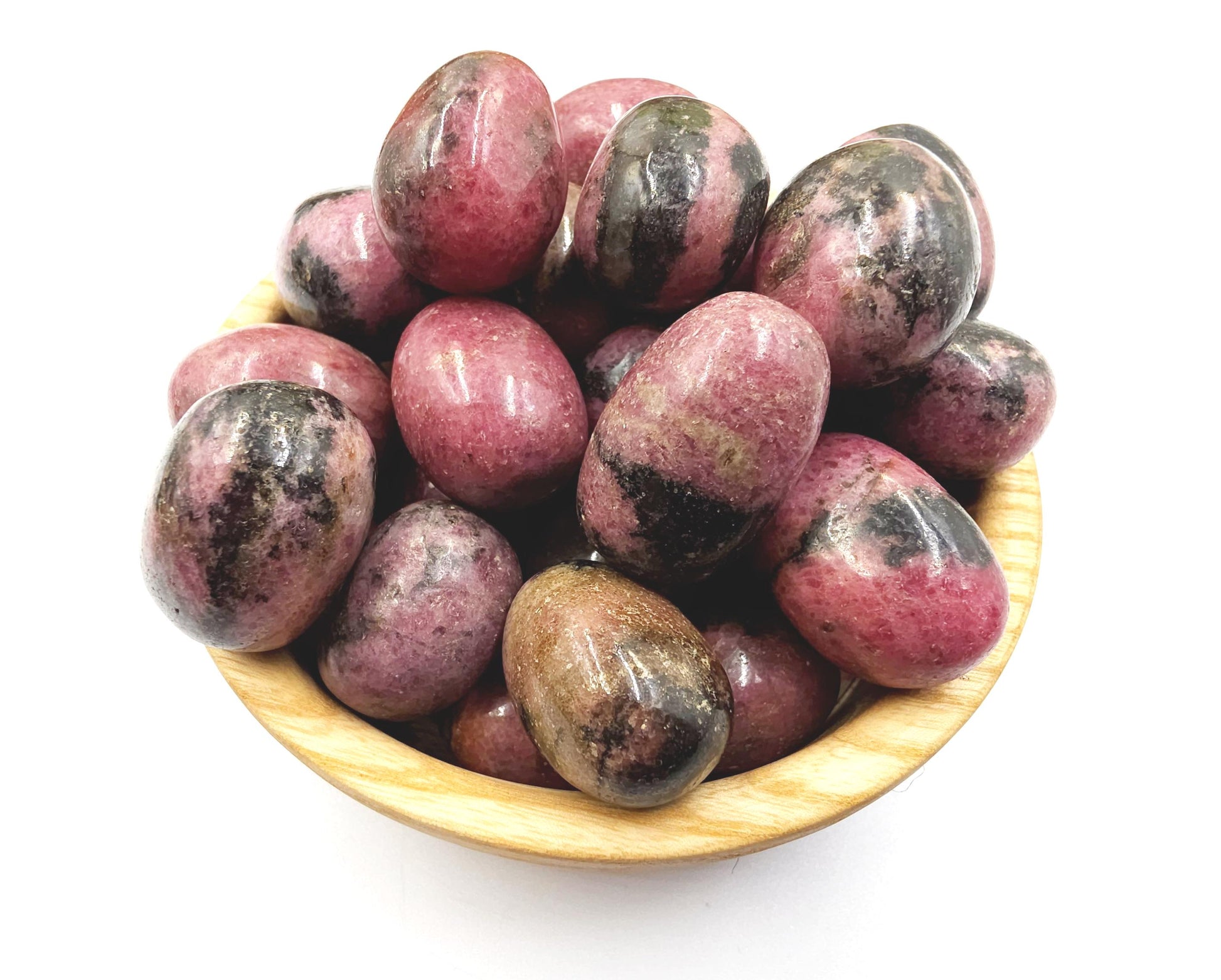 Rhodonite Tumble Stone – Emotional Healing, Self-Love & Balance Crystal