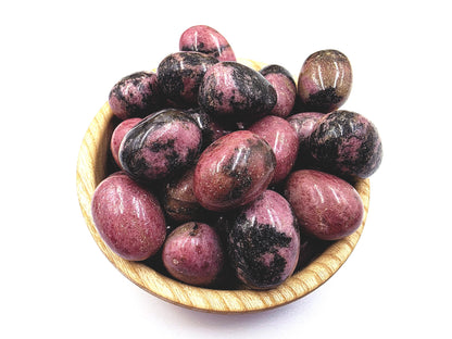 Rhodonite Tumble Stone – Emotional Healing, Self-Love & Balance Crystal