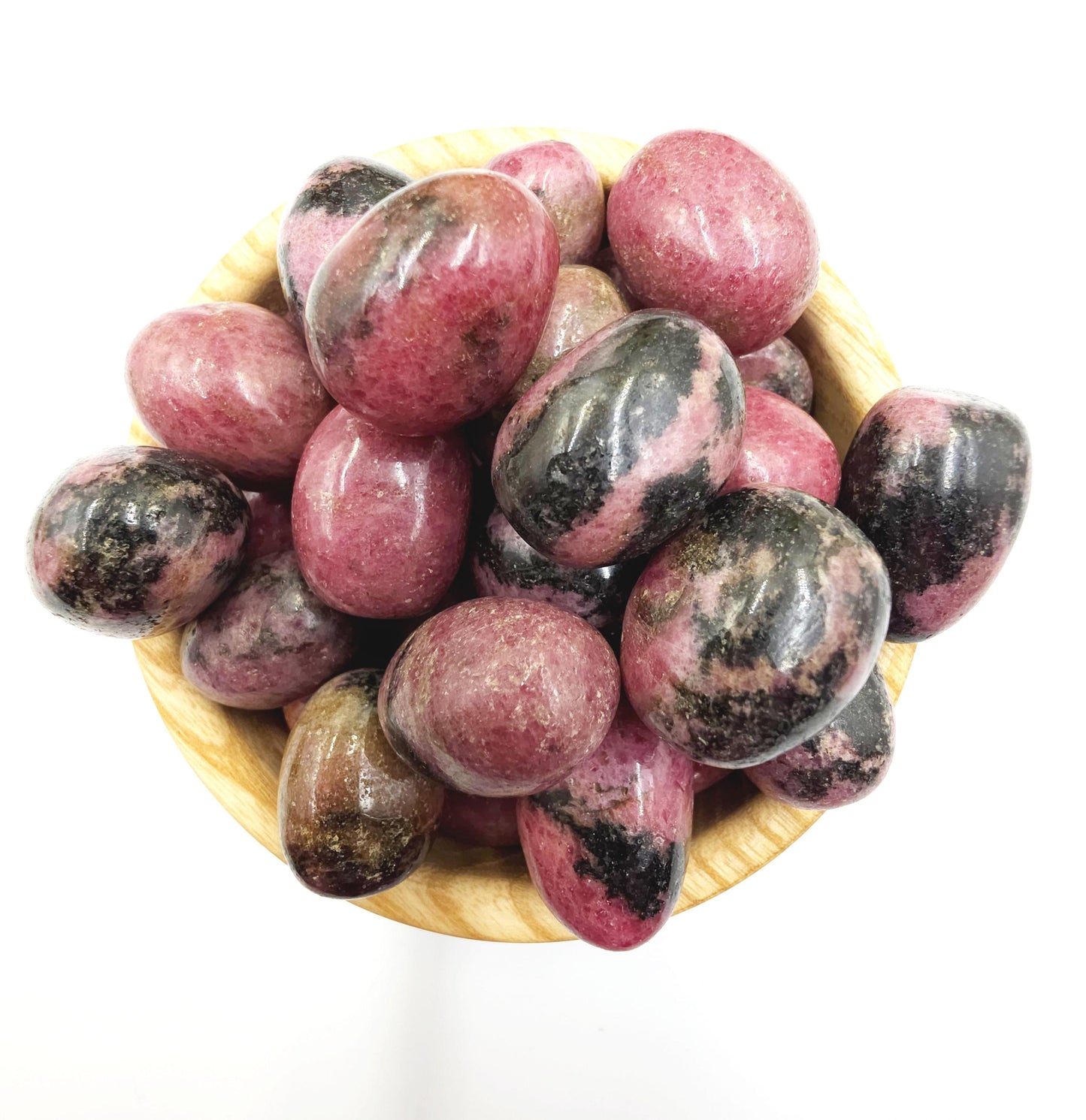 Rhodonite Tumble Stone – Emotional Healing, Self-Love & Balance Crystal