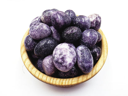 Lepidolite Tumble Stone – Calm, Stress Relief & Emotional Balance Healing Crystal