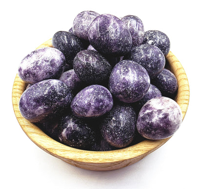 Lepidolite Tumble Stone – Calm, Stress Relief & Emotional Balance Healing Crystal