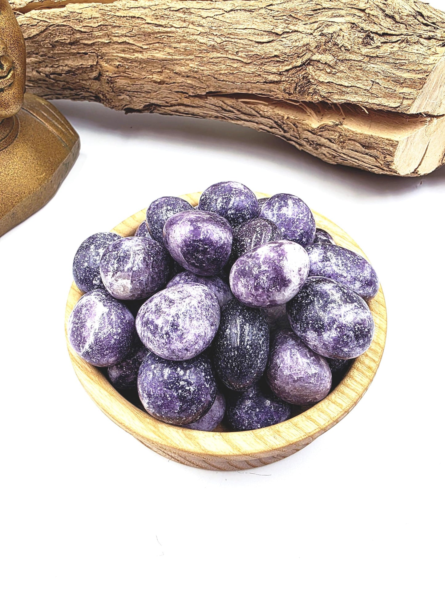 Lepidolite Tumble Stone – Calm, Stress Relief & Emotional Balance Healing Crystal