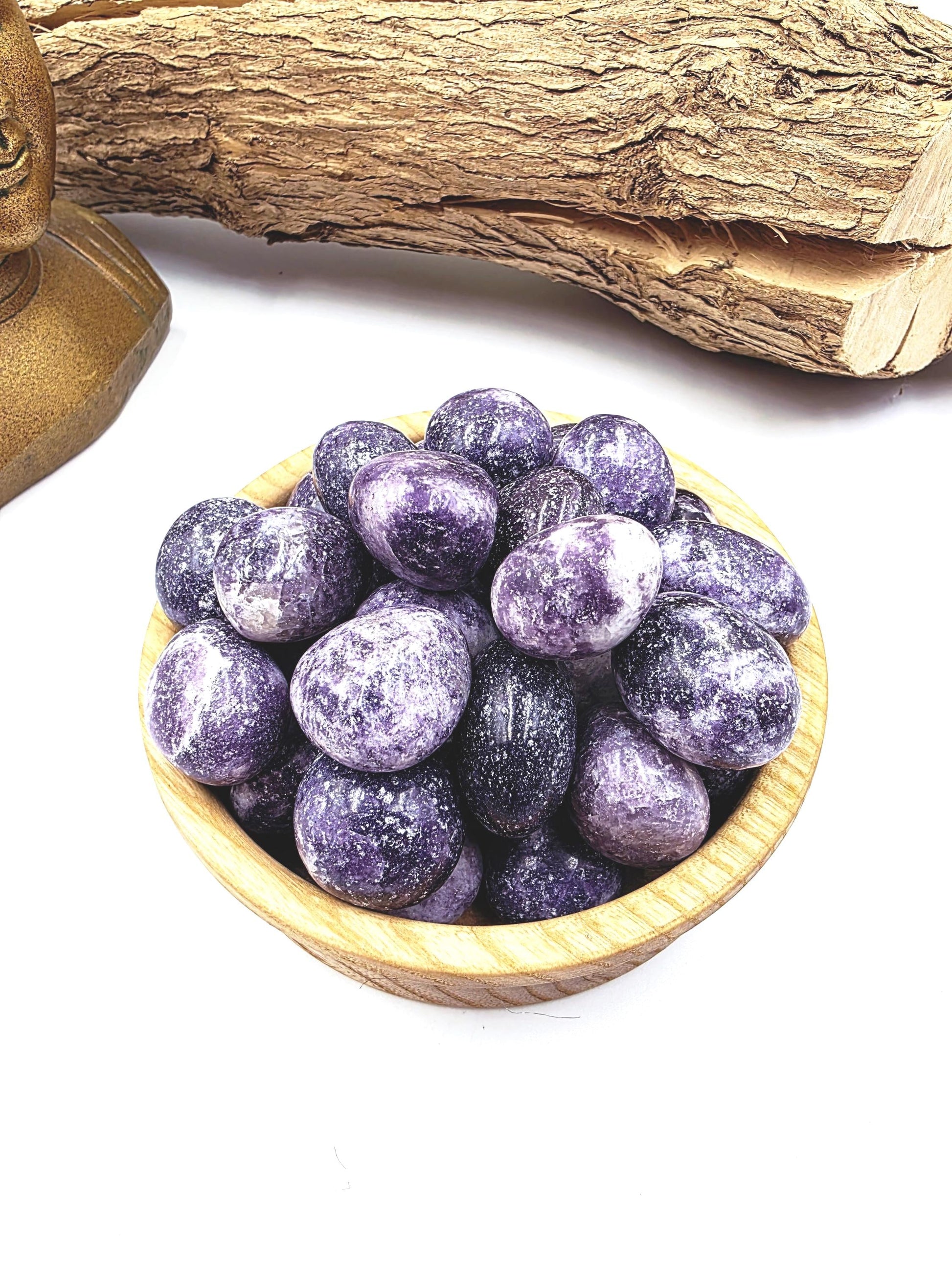 Lepidolite Tumble Stone – Calm, Stress Relief & Emotional Balance Healing Crystal
