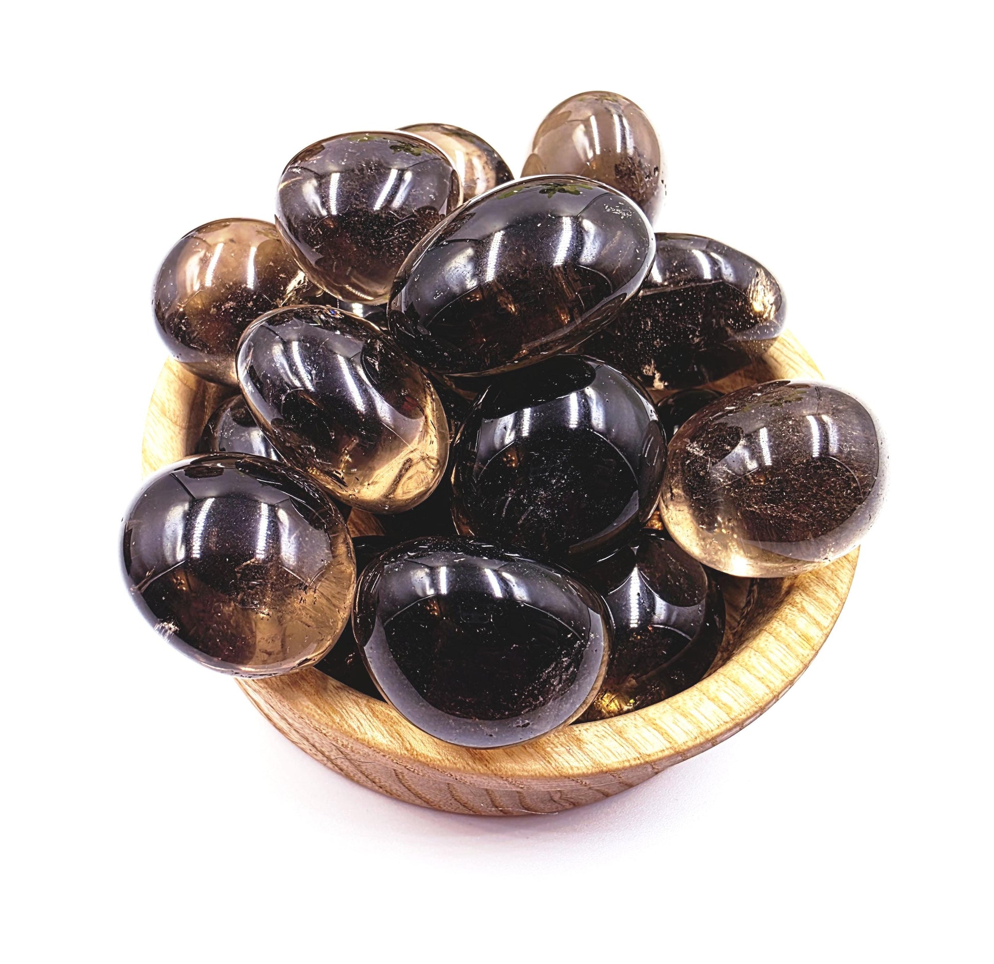 Large Smoky Quartz Tumble Stone – Grounding, Protection & Stress Relief Healing Crystal