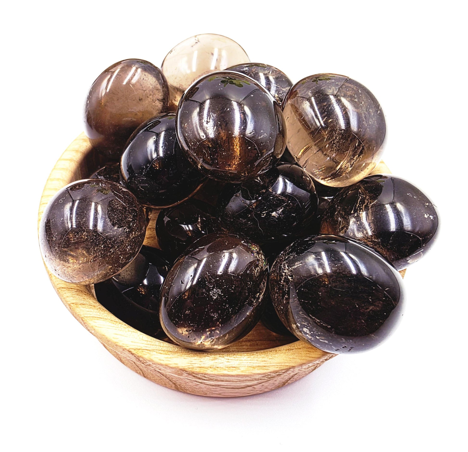 Large Smoky Quartz Tumble Stone – Grounding, Protection & Stress Relief Healing Crystal