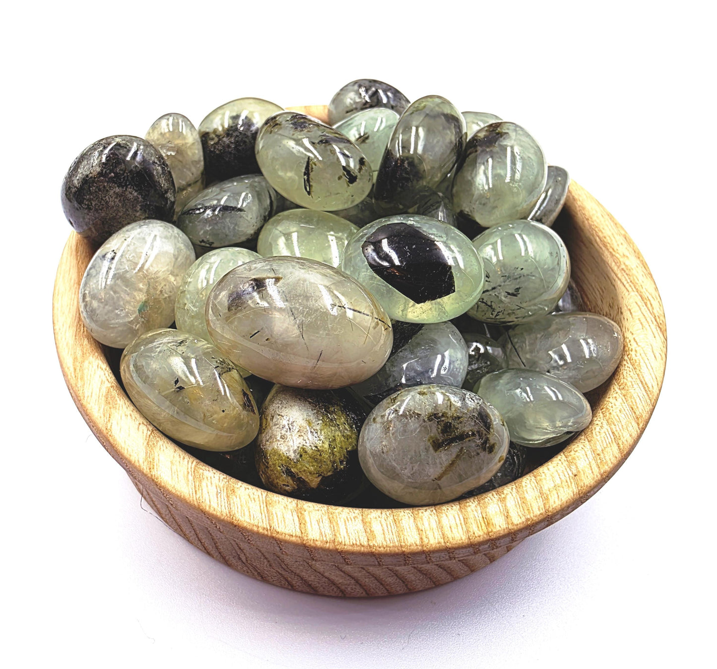 Little Prehnite Tumble Stone – Peace, Intuition & Emotional Healing Crystal