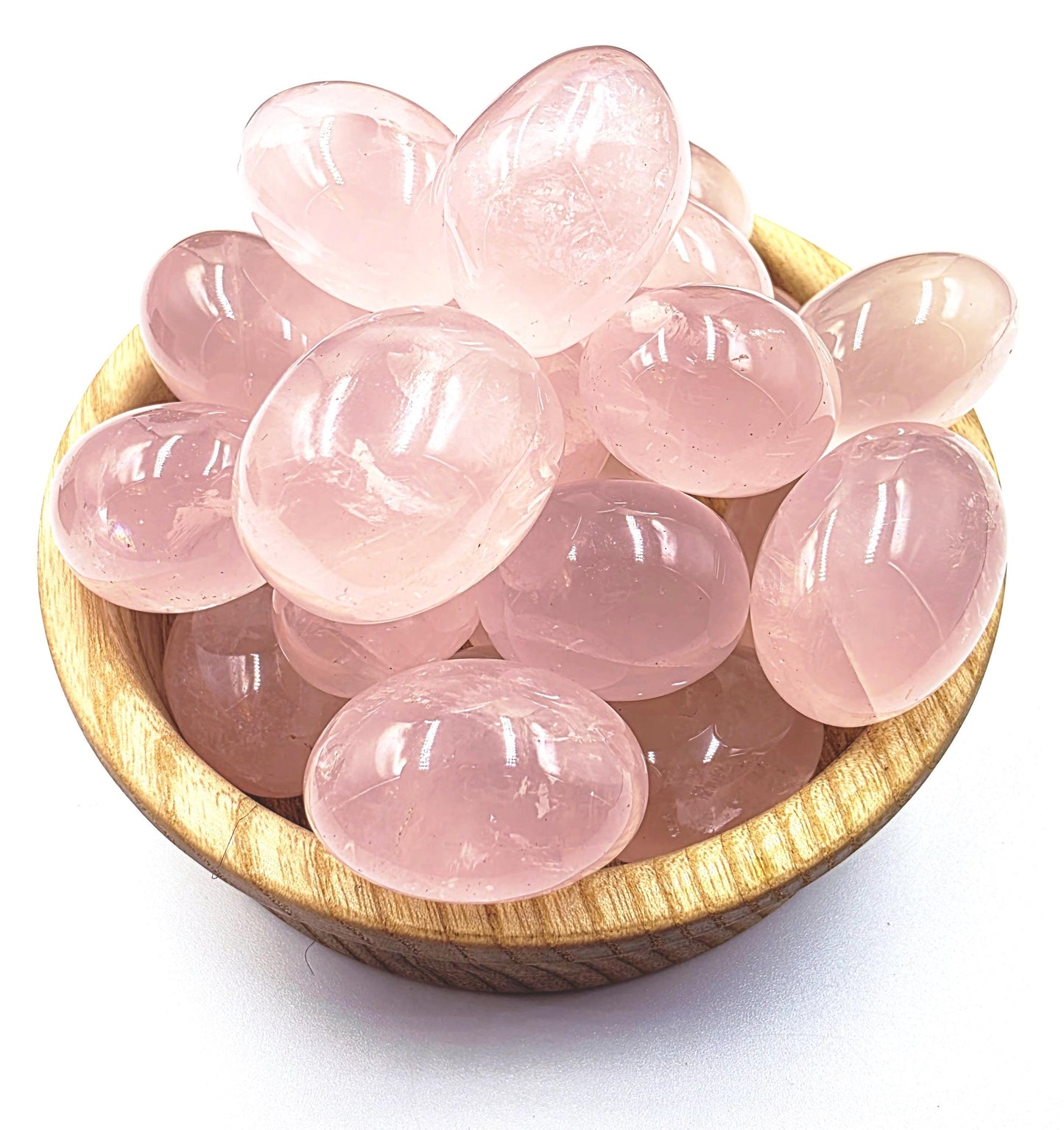 Rose Quartz Tumble Stone – Love, Self-Care & Emotional Healing Crystal