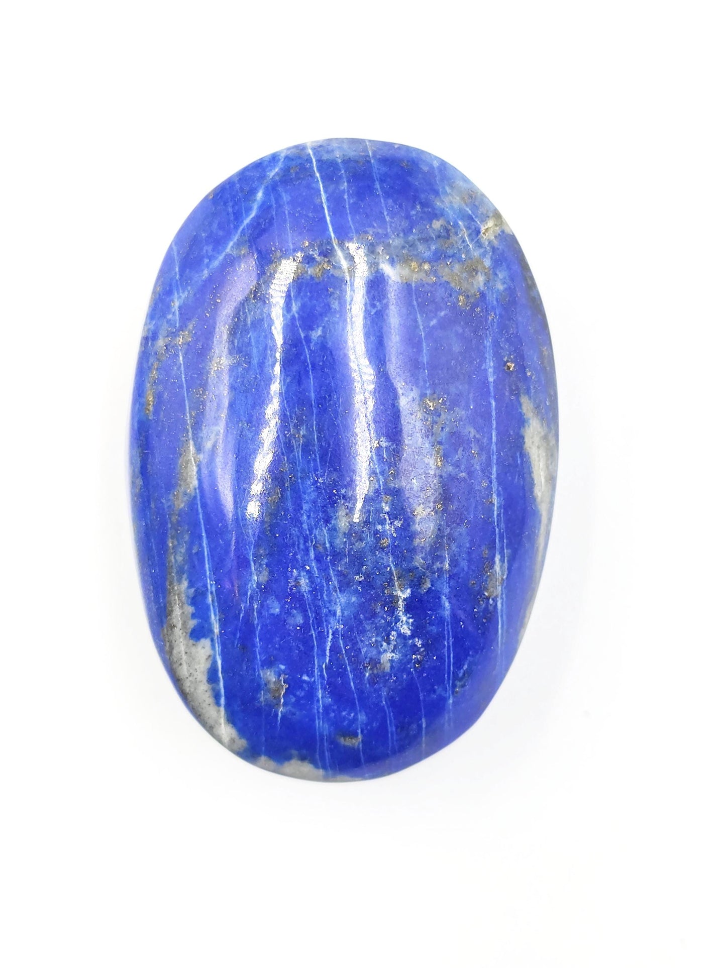 Lapis Lazuli Palm Stone - Wisdom & Truth Third Eye Chakra Crystal, 85g