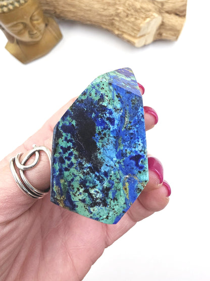 Azurite Freeform - Intuition & Spiritual Insight Third Eye Chakra Healing Crystal, 165g
