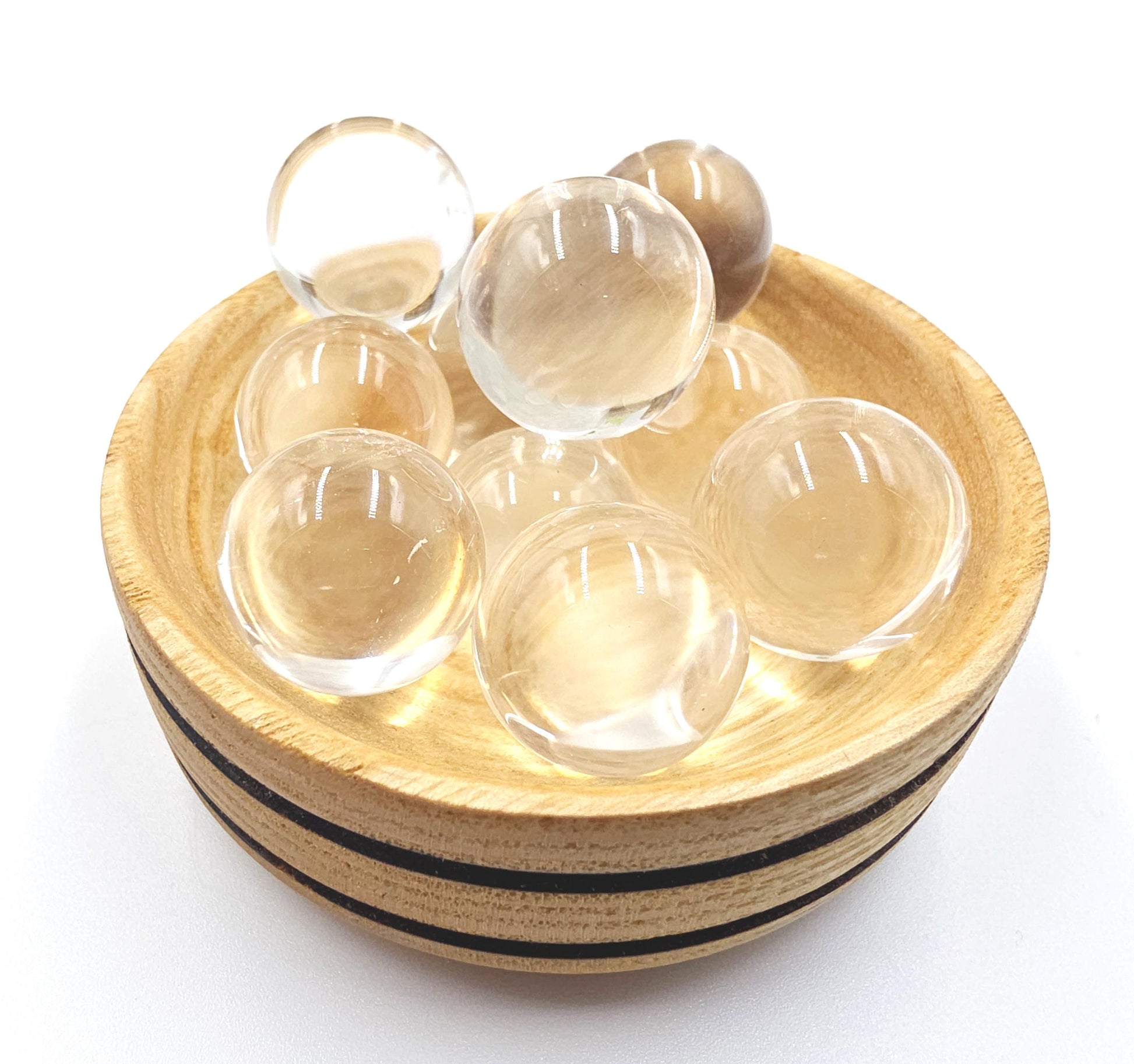 High Grade Clear Quartz Mini Sphere – Clarity, Energy Amplification & Healing Crystal Ball, 19+ mm