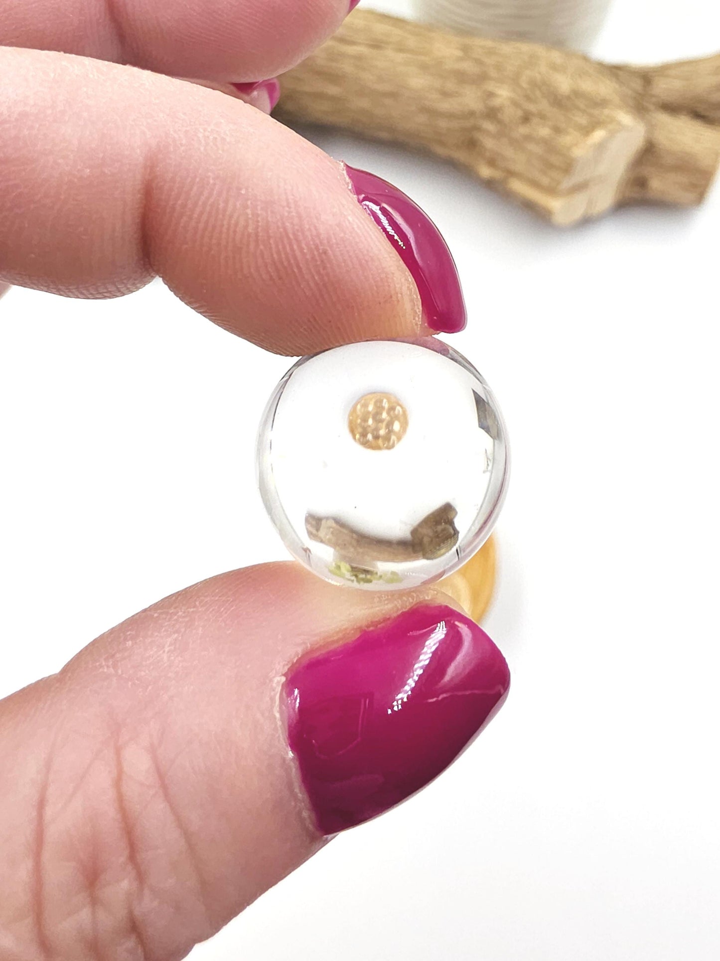 High Grade Clear Quartz Mini Sphere – Clarity, Energy Amplification & Healing Crystal Ball, 19+ mm