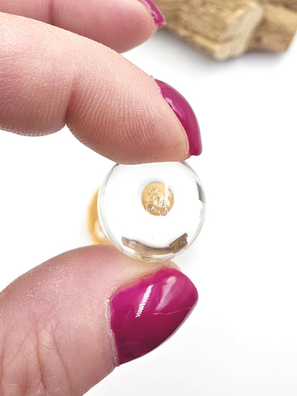 High Grade Clear Quartz Mini Sphere – Clarity, Energy Amplification & Healing Crystal Ball, 19+ mm