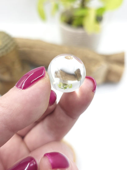 High Grade Clear Quartz Mini Sphere – Clarity, Energy Amplification & Healing Crystal Ball, 19+ mm