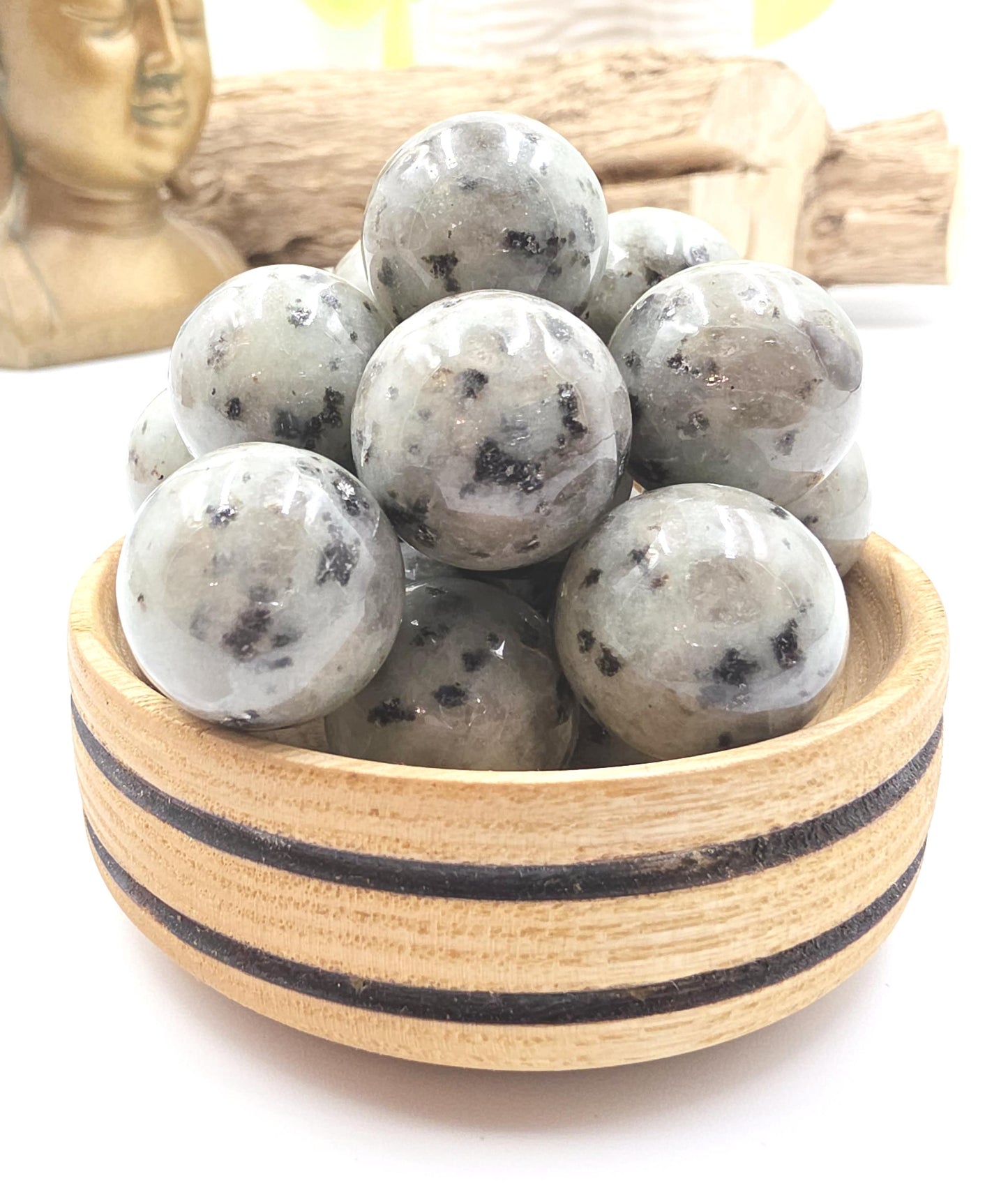 Kiwi Jasper Mini Crystal Sphere – Calm, Emotional Balance & Nurturing Energy Crystal