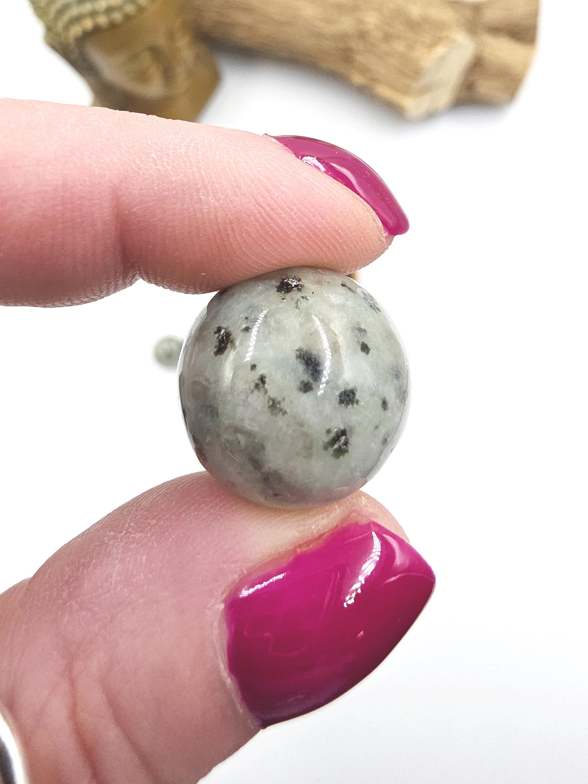 Kiwi Jasper Mini Crystal Sphere – Calm, Emotional Balance & Nurturing Energy Crystal