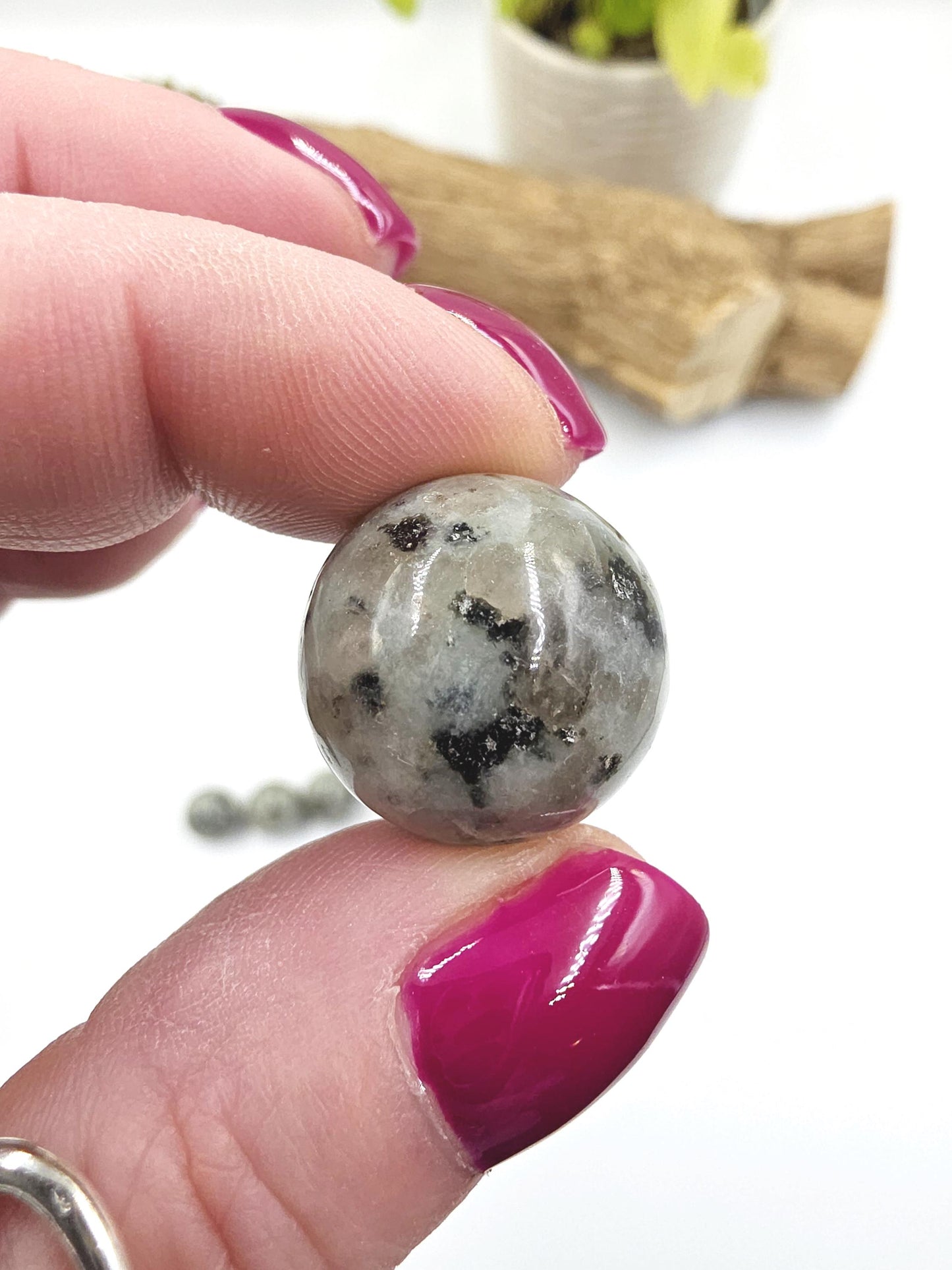 Kiwi Jasper Mini Crystal Sphere – Calm, Emotional Balance & Nurturing Energy Crystal
