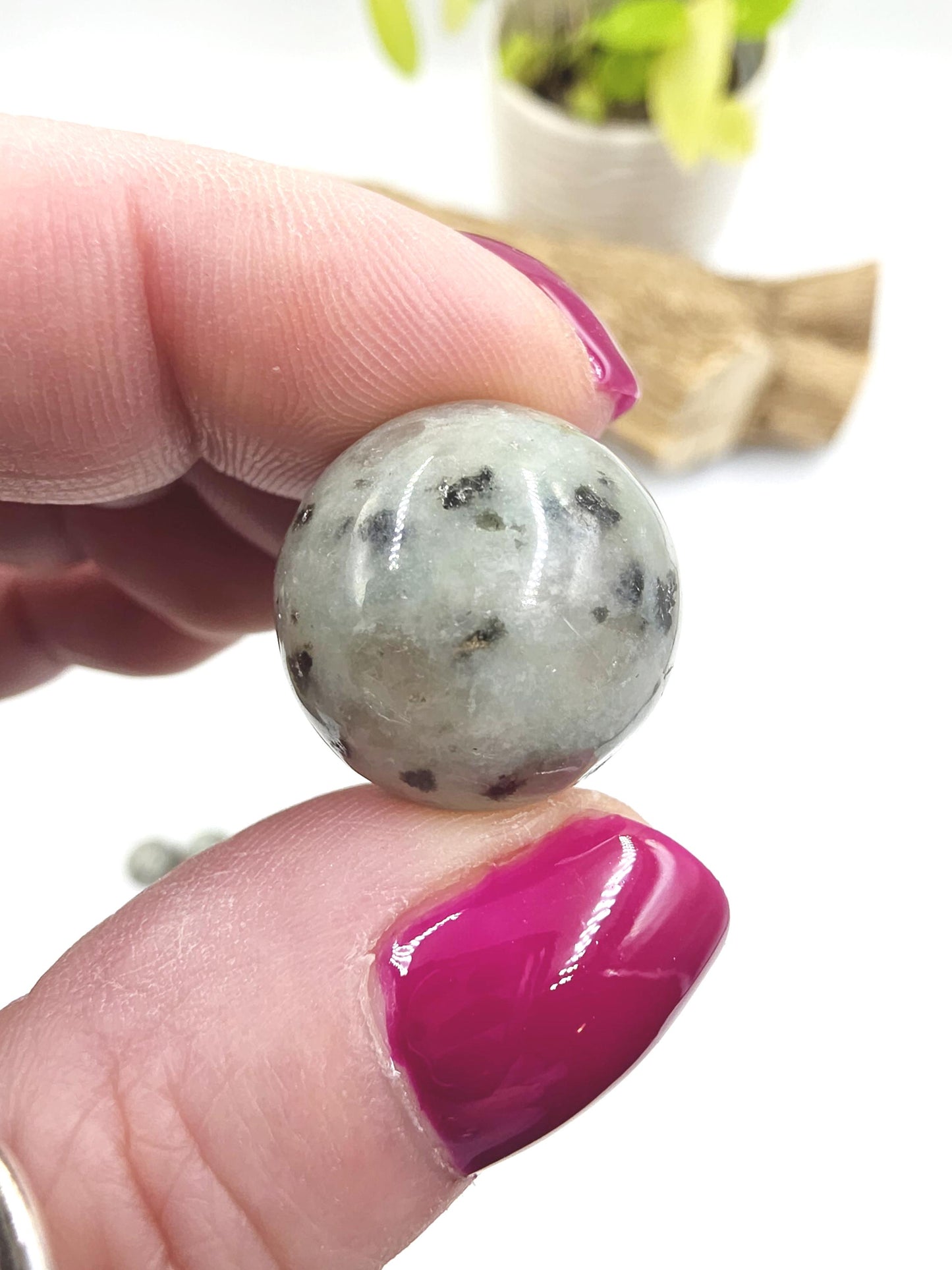 Kiwi Jasper Mini Crystal Sphere – Calm, Emotional Balance & Nurturing Energy Crystal