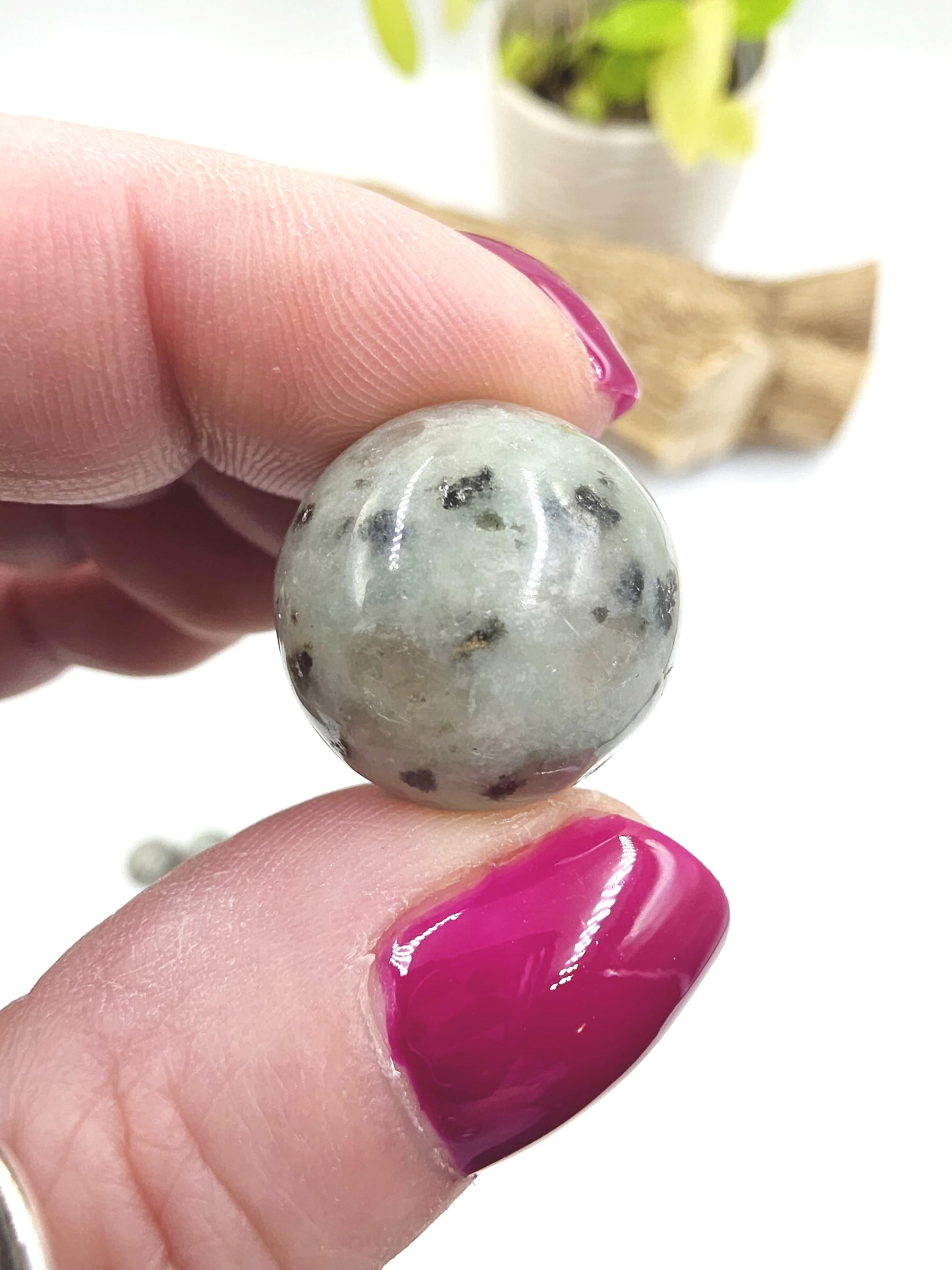 Kiwi Jasper Mini Crystal Sphere – Calm, Emotional Balance & Nurturing Energy Crystal