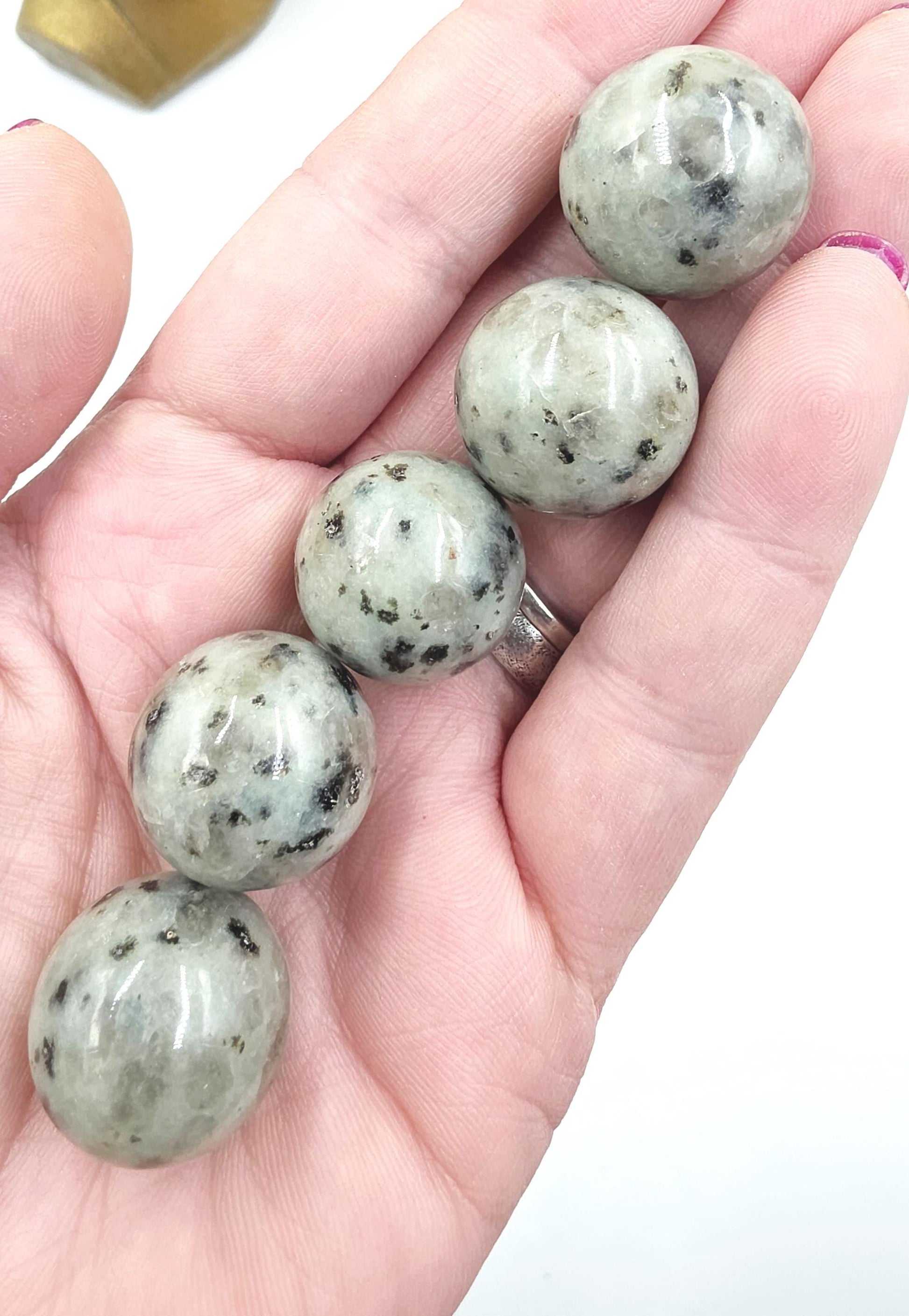 Kiwi Jasper Mini Crystal Sphere – Calm, Emotional Balance & Nurturing Energy Crystal