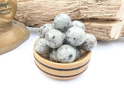 Kiwi Jasper Mini Crystal Sphere – Calm, Emotional Balance & Nurturing Energy Crystal