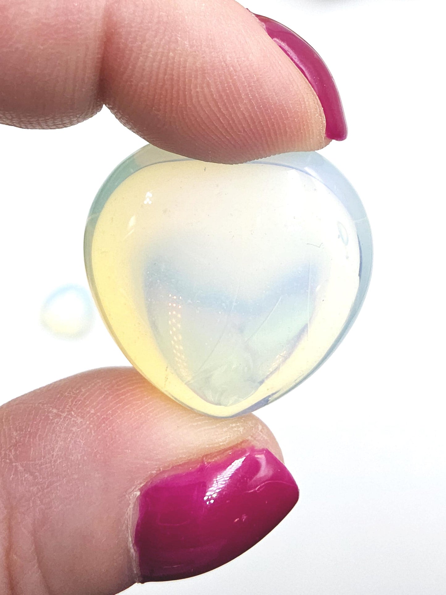Opalite Crystal Heart – Calm, Emotional Clarity & Uplifting Energy Crystal