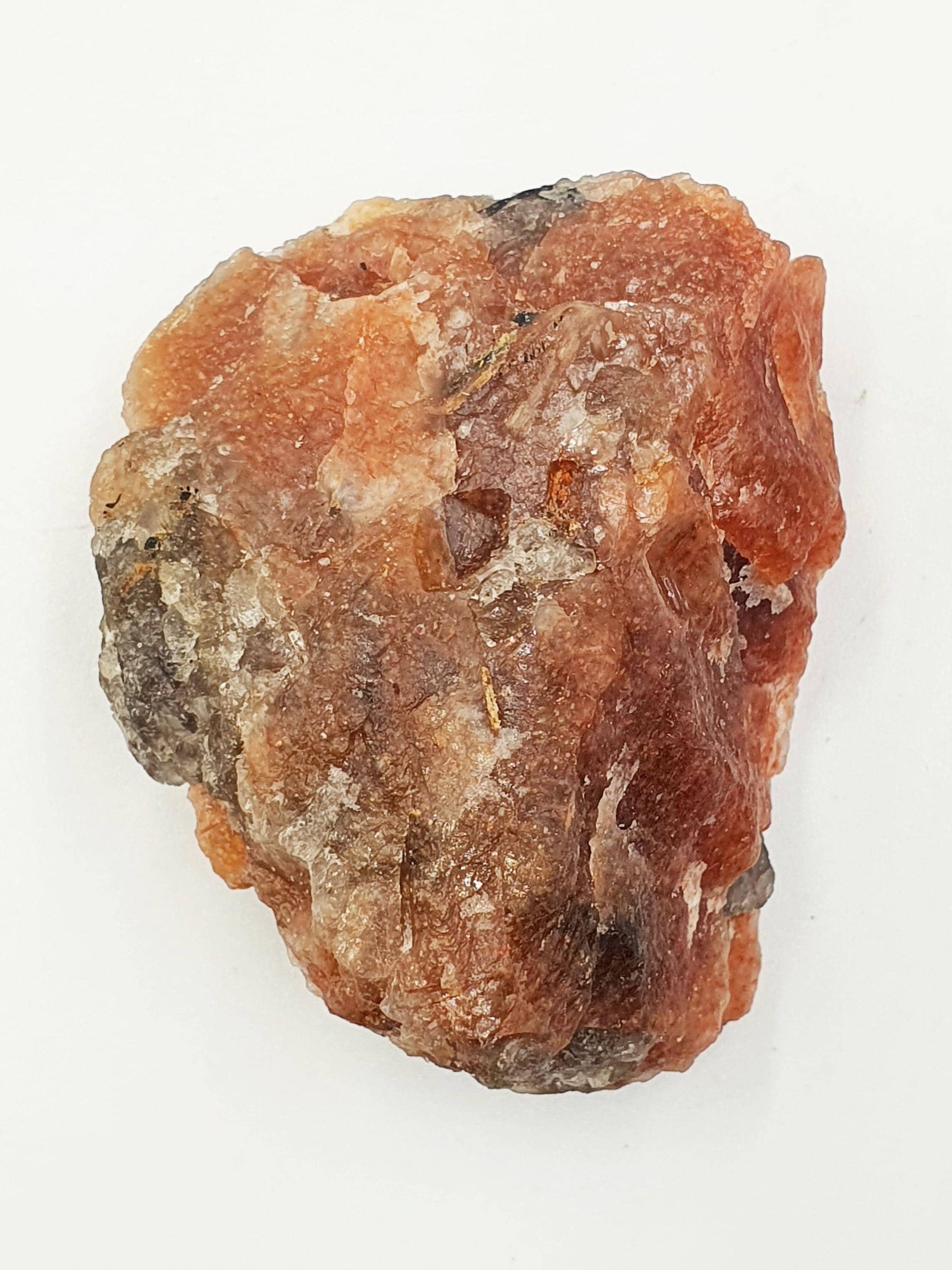 Sparkly Raw Sunstone Specimen – Joy, Confidence & Positive Energy Natural Crystal Piece, 95g