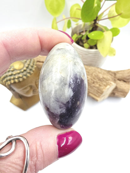 Large Unicorn Stone Palm Stone (Pegmatite) – Calm, Comfort & Emotional Healing Crystal, 100g