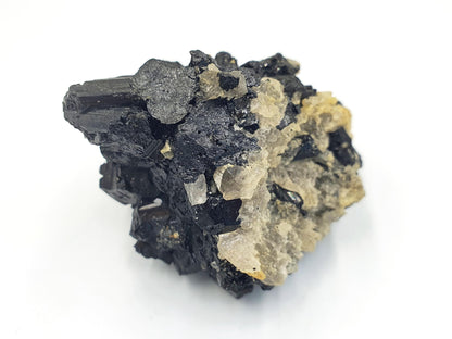 Flashy Raw Zambian Tourmaline Cluster Specimen - Natural Protection and Grounding Crystal - 90g