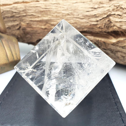 Clear Quartz Heptahedron (Cube) – Clarity, Energy Amplification & Manifestation Sacred Geometry Crystal, 185g