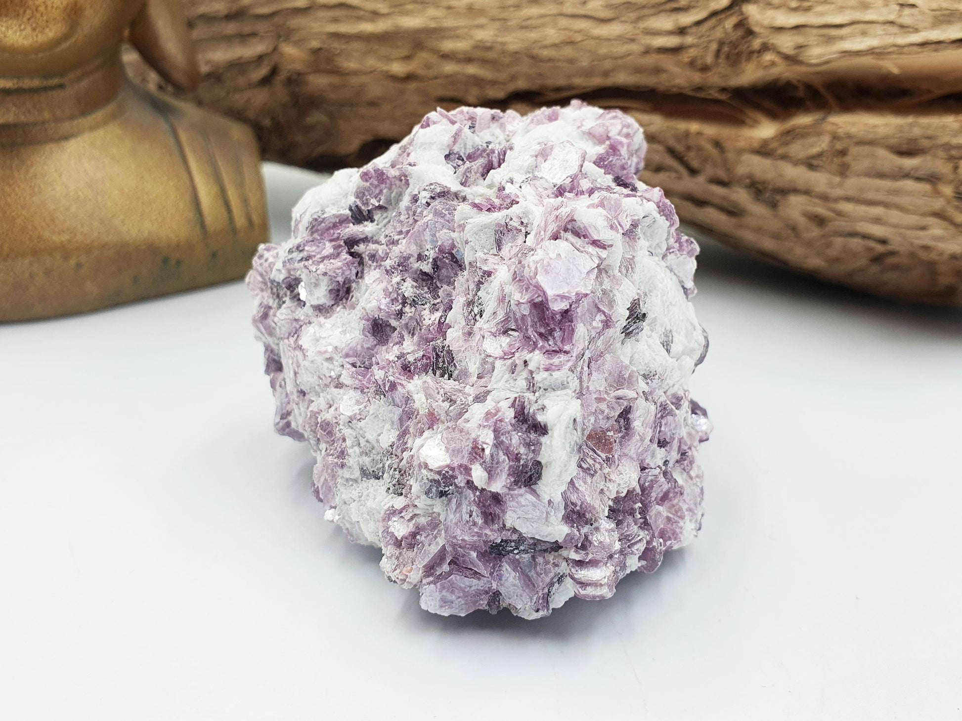 Raw Sparkly Purple Mica Specimen – Calm, Intuition & Emotional Balance Natural Crystal Chunk - 280g