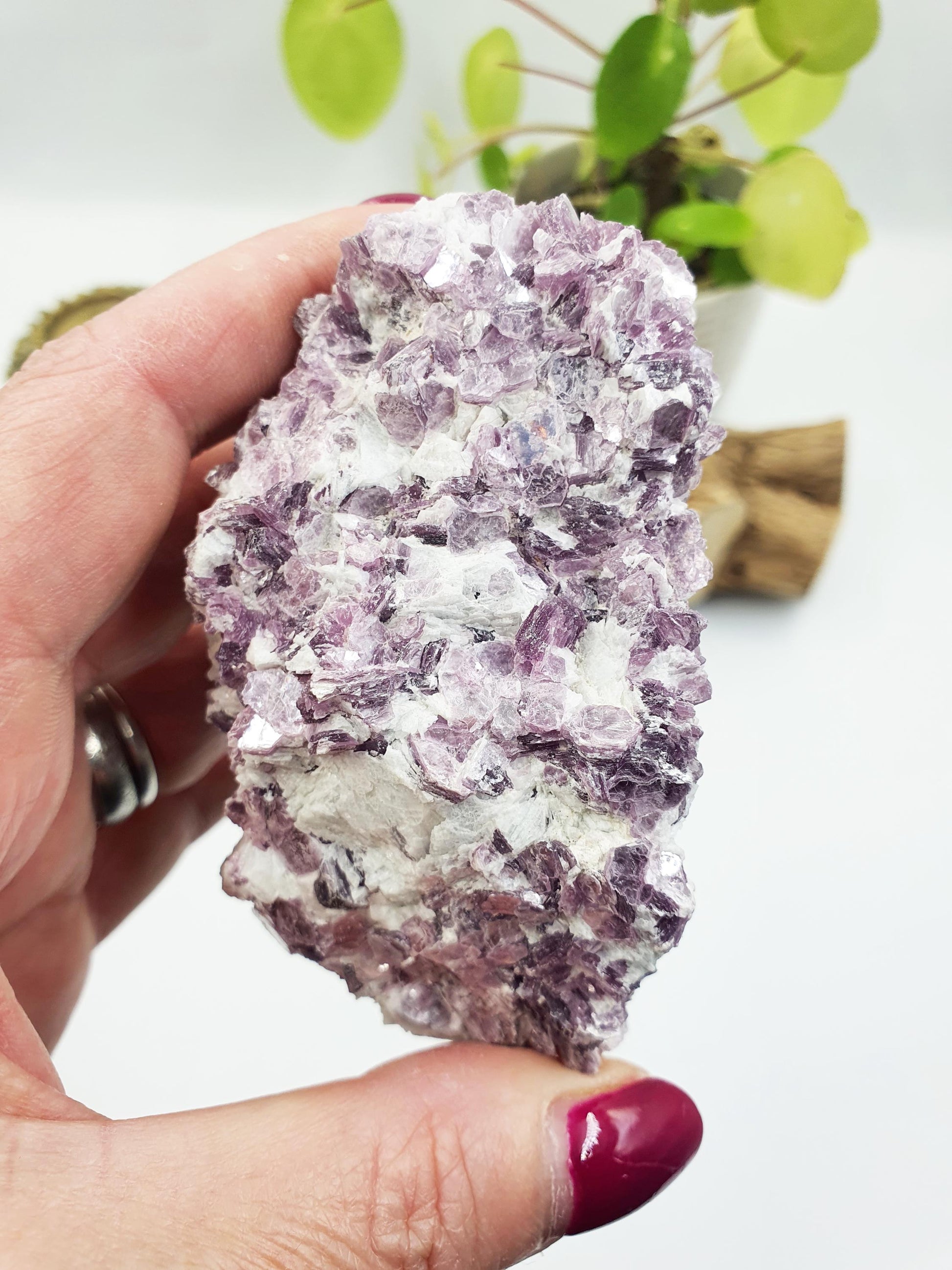 Raw Sparkly Purple Mica Specimen – Calm, Intuition & Emotional Balance Natural Crystal Chunk - 280g