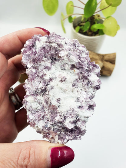 Raw Sparkly Purple Mica Specimen – Calm, Intuition & Emotional Balance Natural Crystal Chunk - 280g