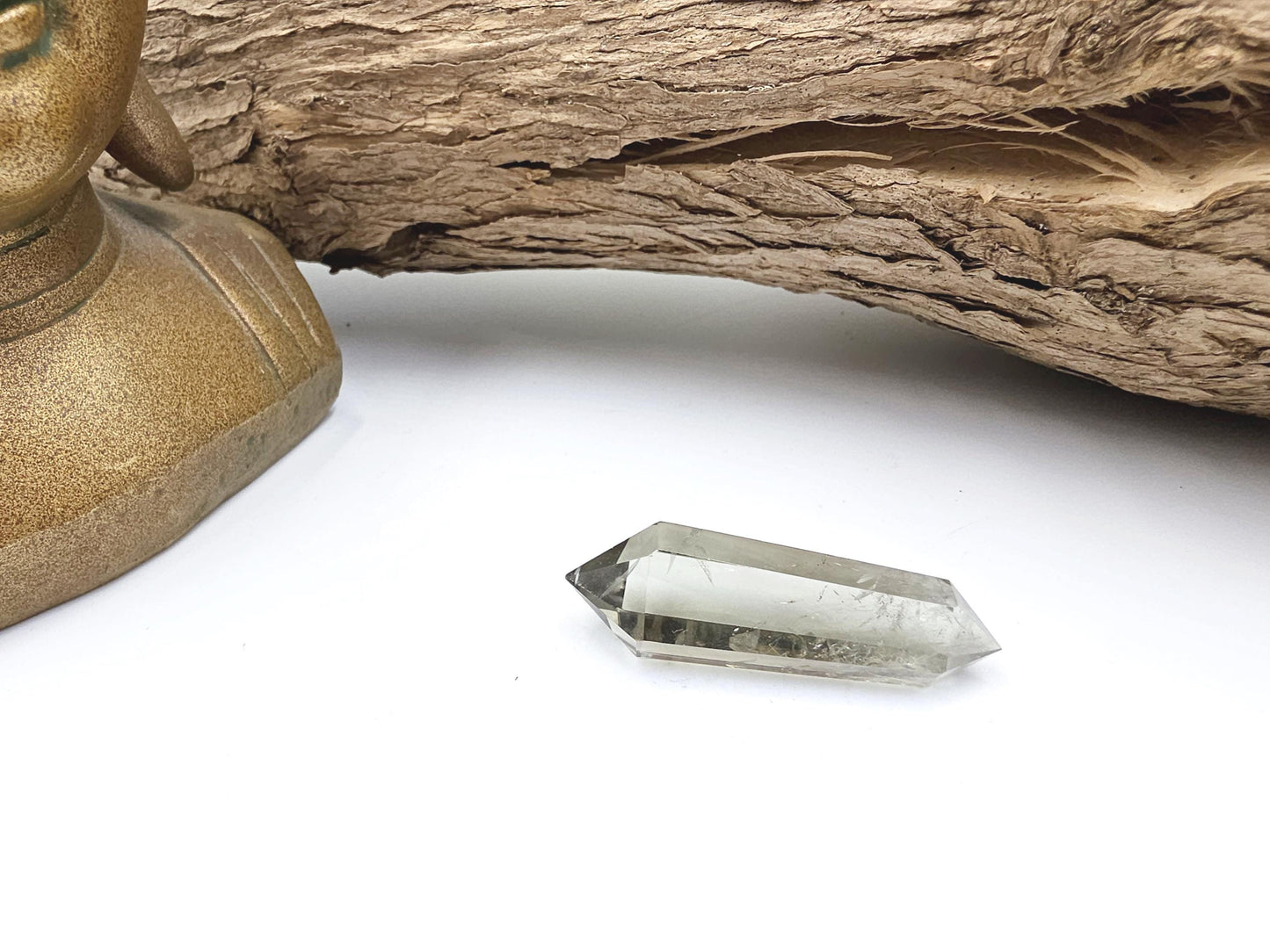 Prasiolite (Green Amethyst) Double Terminated Point – Heart Healing, Clarity & Spiritual Growth Crystal, 9g