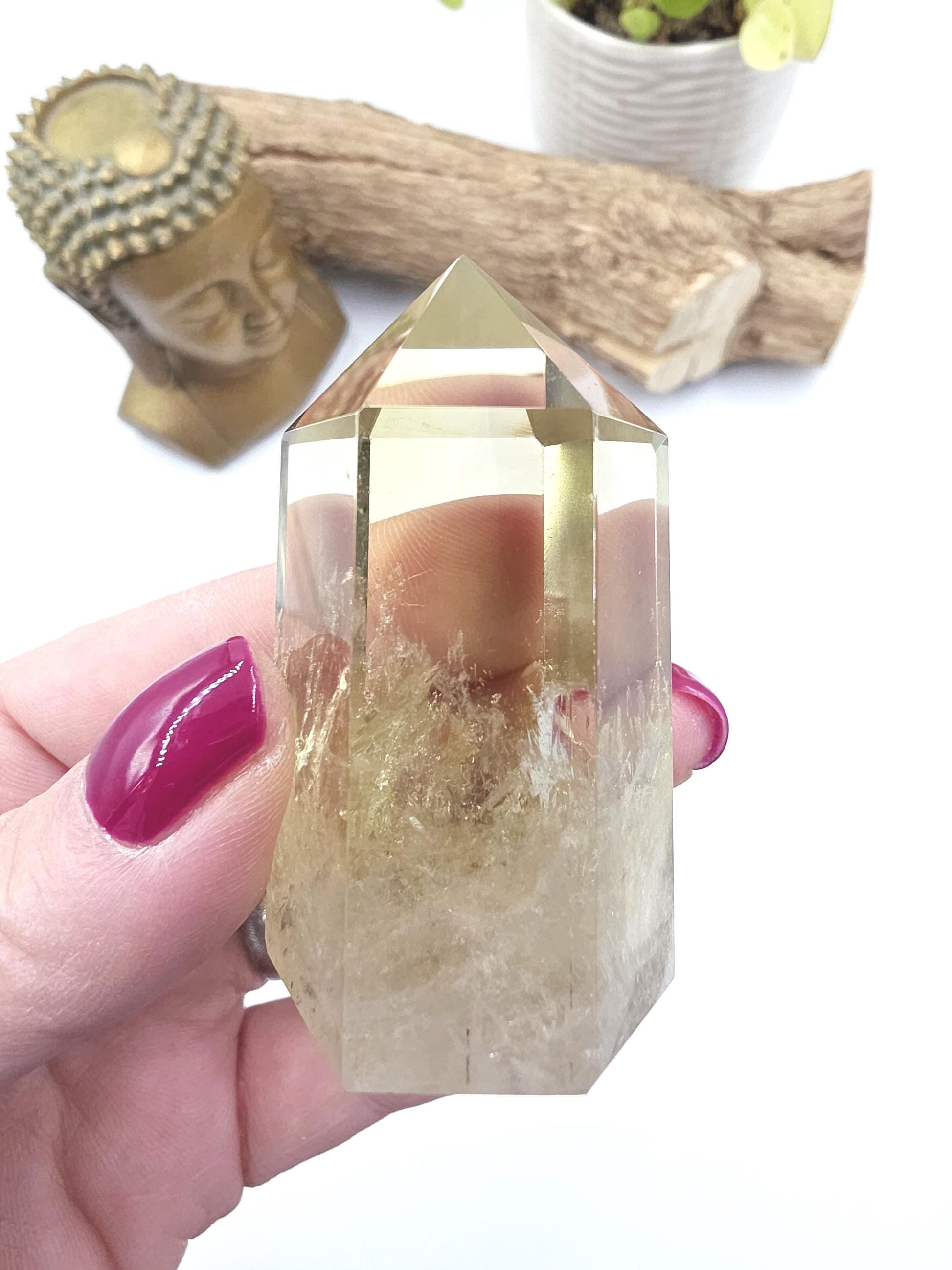 Citrine Point - Natural Manifestation & Abundance Healing Crystal - 105g