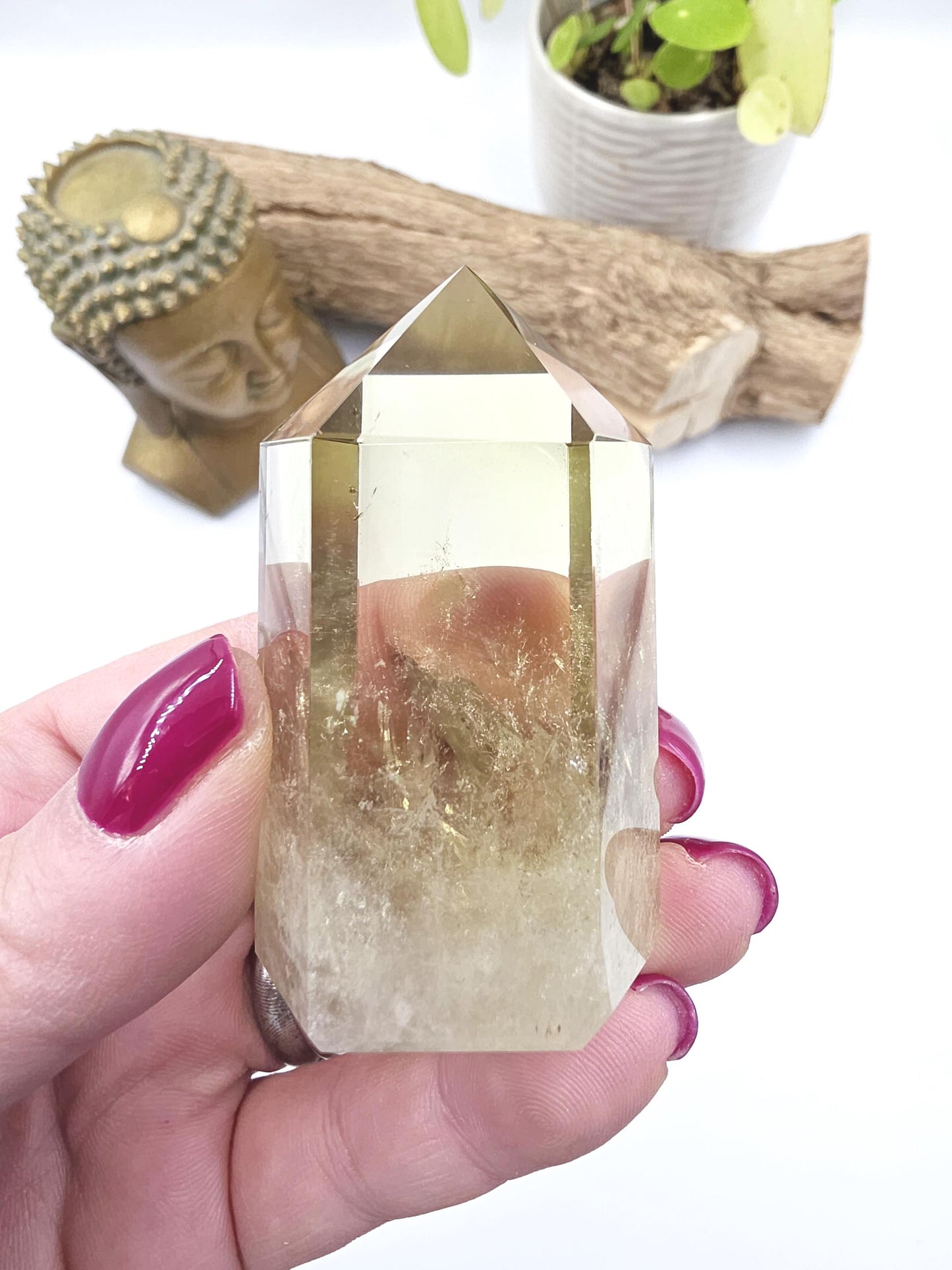Citrine Point - Natural Manifestation & Abundance Healing Crystal - 105g