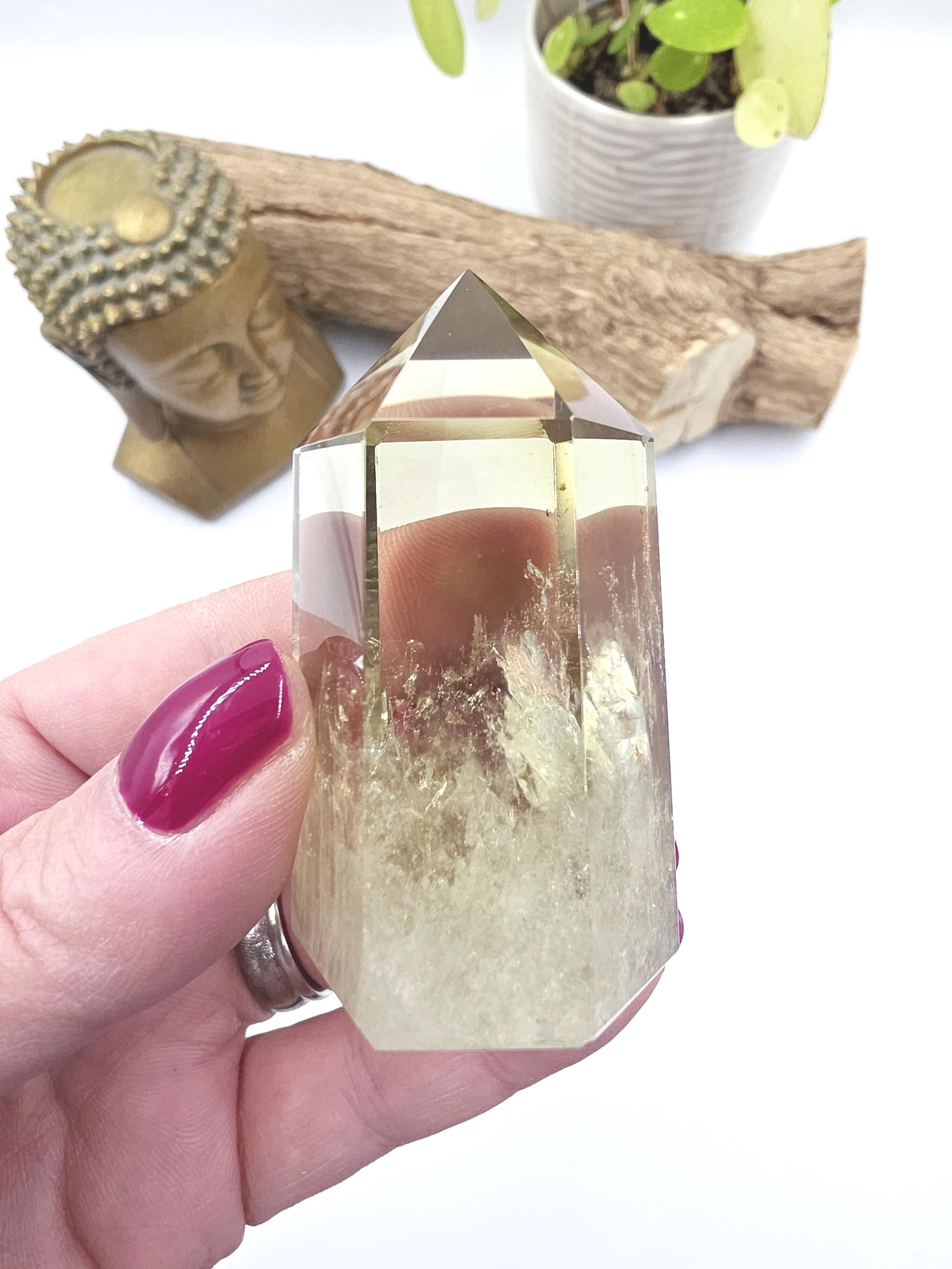 Citrine Point - Natural Manifestation & Abundance Healing Crystal - 105g