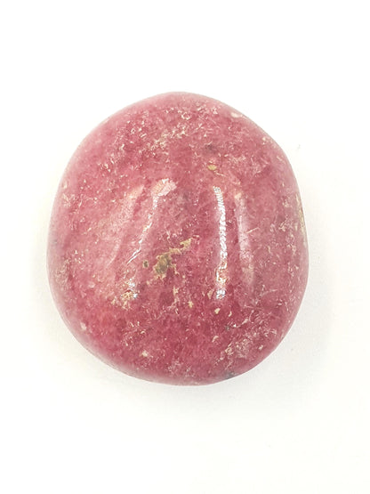 Rhodonite Palm Stone - Emotional Healing & Heart Chakra Crystal - 65g