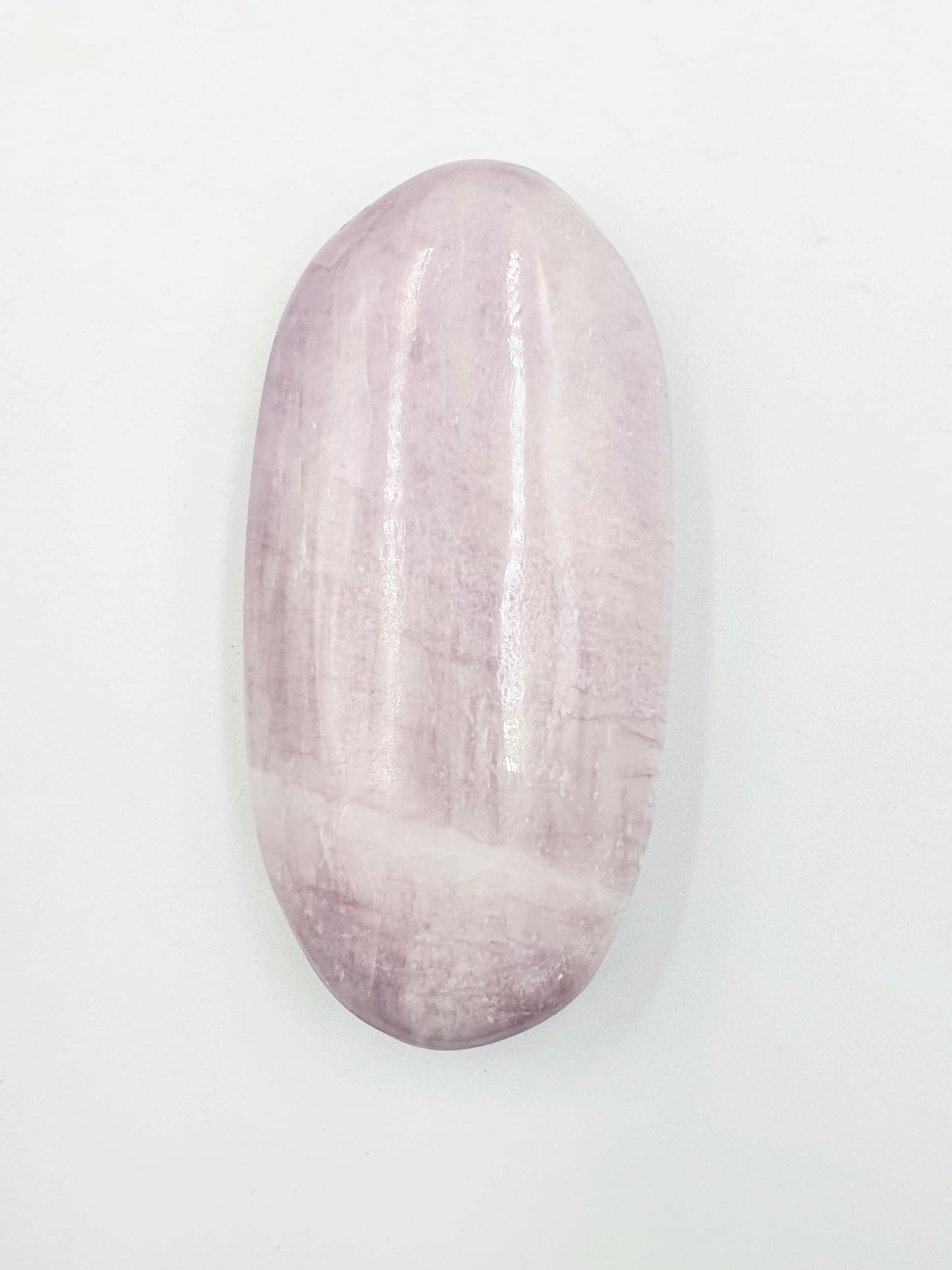 Flashy Kunzite Crystal Palm Stone - Heart Chakra & Emotional Healing Crystal, 80g