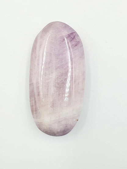 Flashy Kunzite Crystal Palm Stone - Heart Chakra & Emotional Healing Crystal, 80g