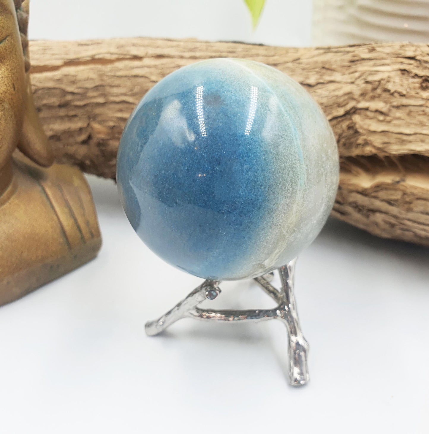 Trolleite Sphere – Peace, Spiritual Awakening & Emotional Healing Crystal Ball, 61mm