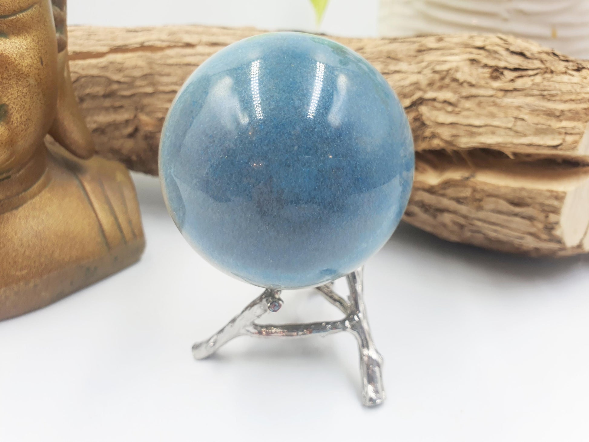 Trolleite Sphere – Peace, Spiritual Awakening & Emotional Healing Crystal Ball, 61mm