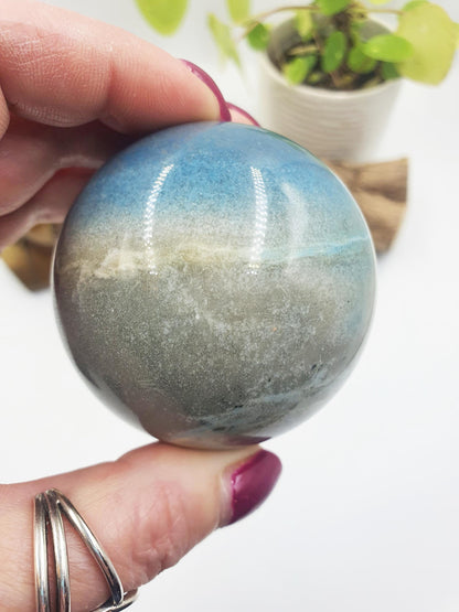 Trolleite Sphere – Peace, Spiritual Awakening & Emotional Healing Crystal Ball, 61mm