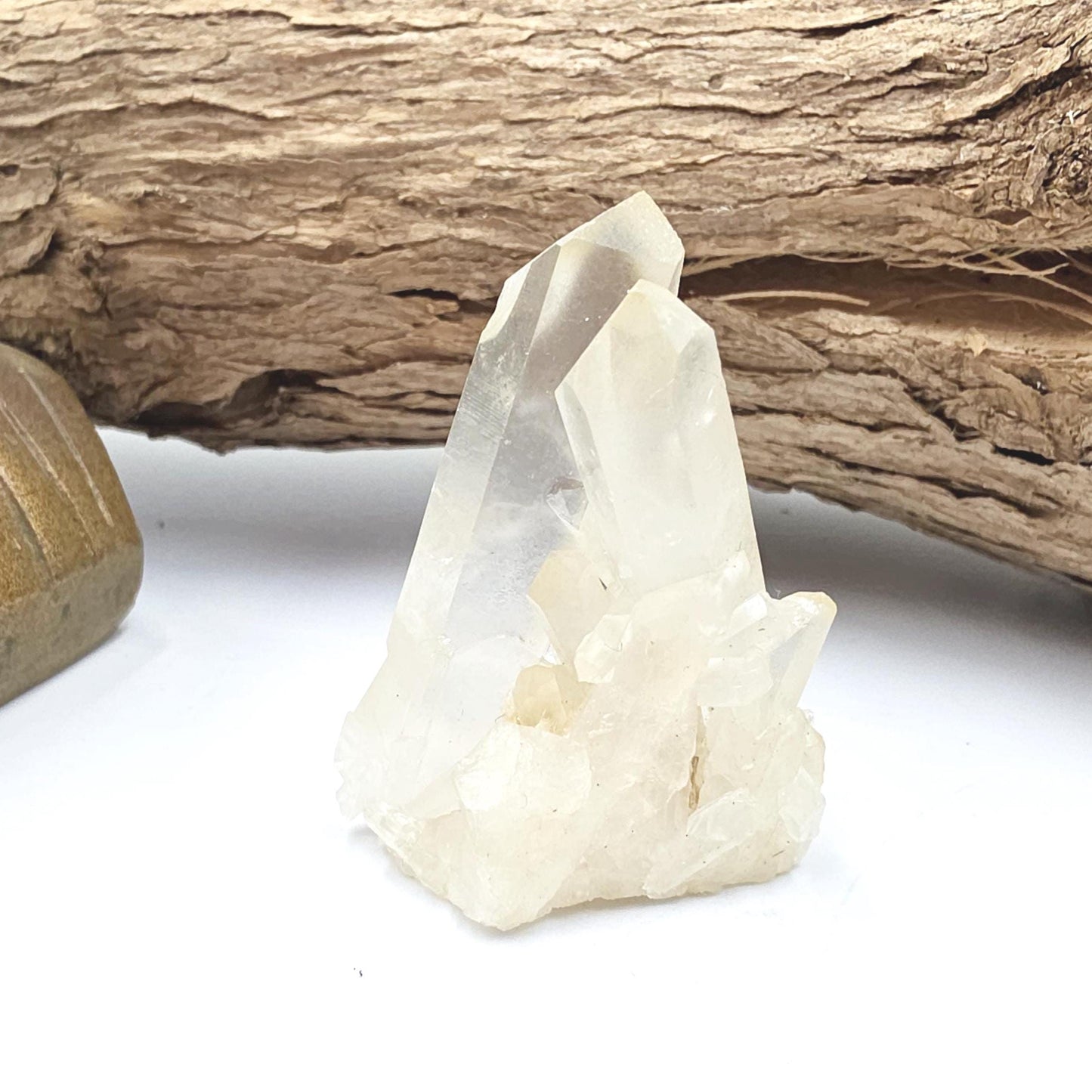Mini Raw Clear Quartz Cluster – Amplification, Cleansing & High Vibration Healing Crystal, 35g
