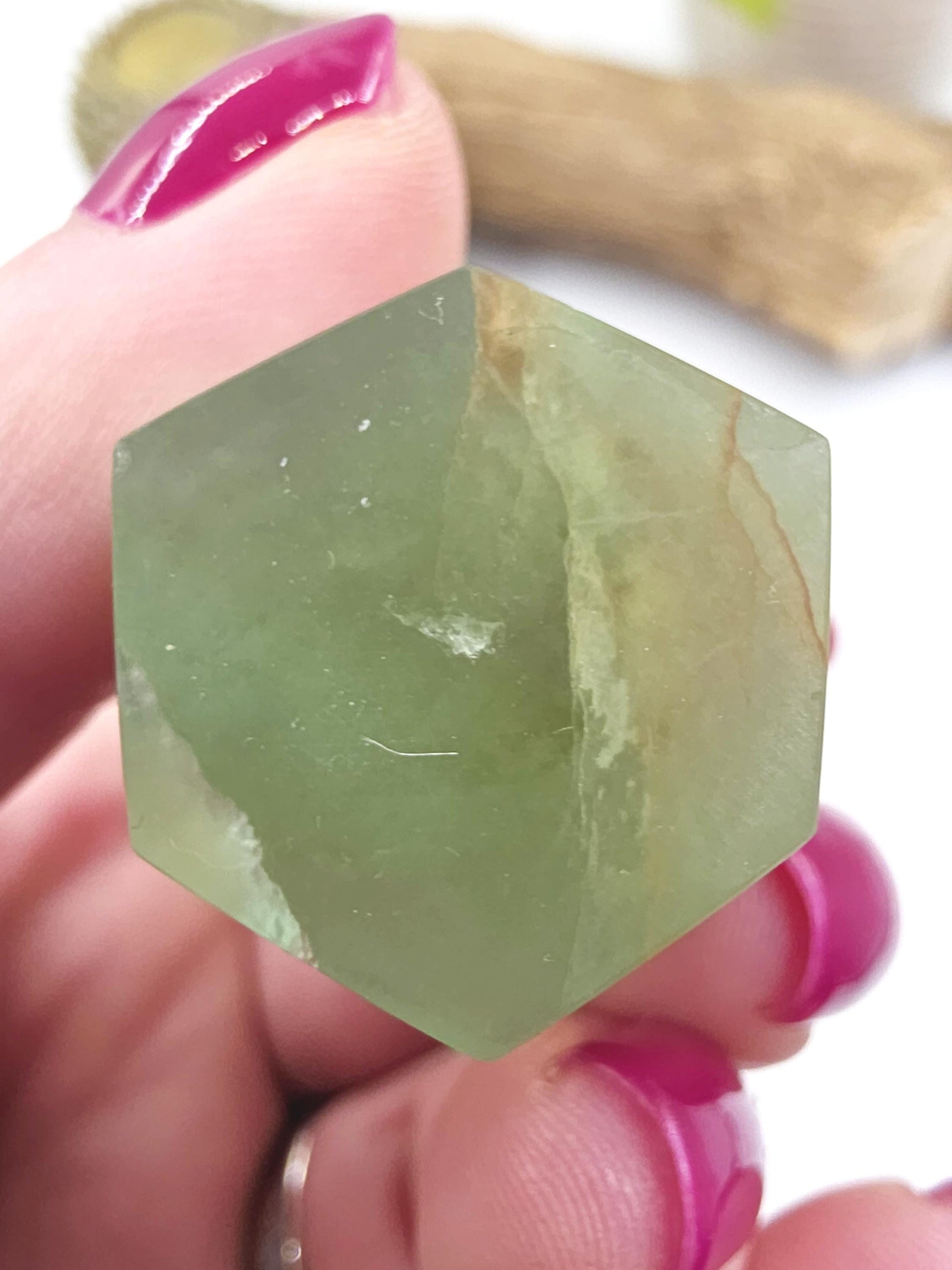 Green and Yellow Fluorite Tower (Jackfruit Fluorite) – Clarity, Positivity & Harmony Crystal Point, 7cm