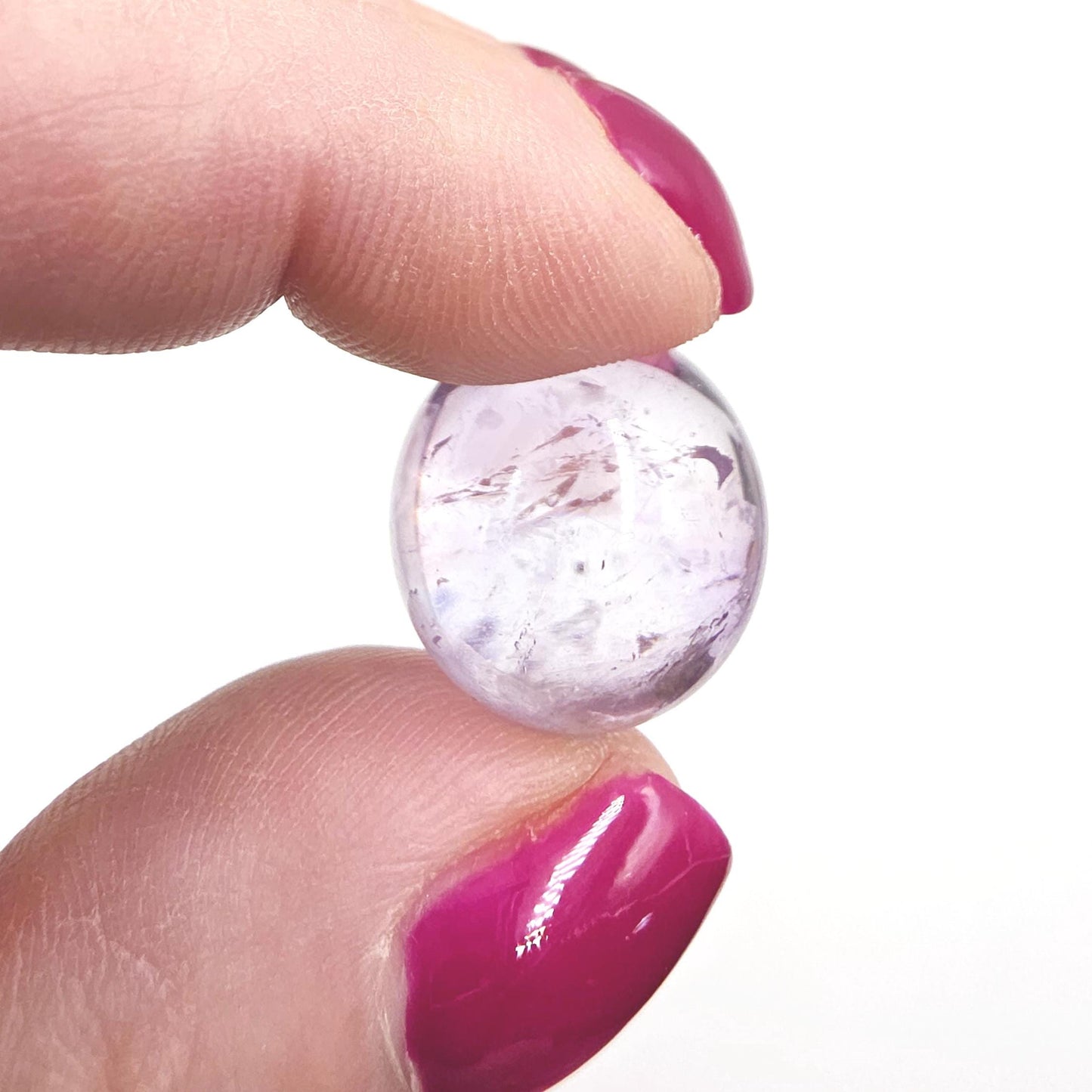 Light Amethyst Mini Sphere – Calm, Intuition & Peaceful Energy Crystal Ball