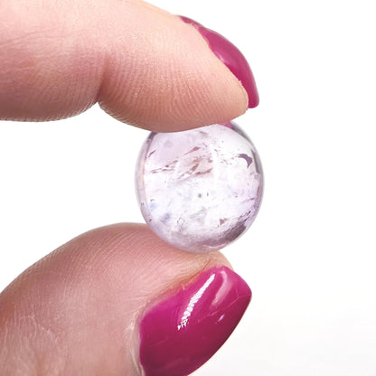 Light Amethyst Mini Sphere – Calm, Intuition & Peaceful Energy Crystal Ball
