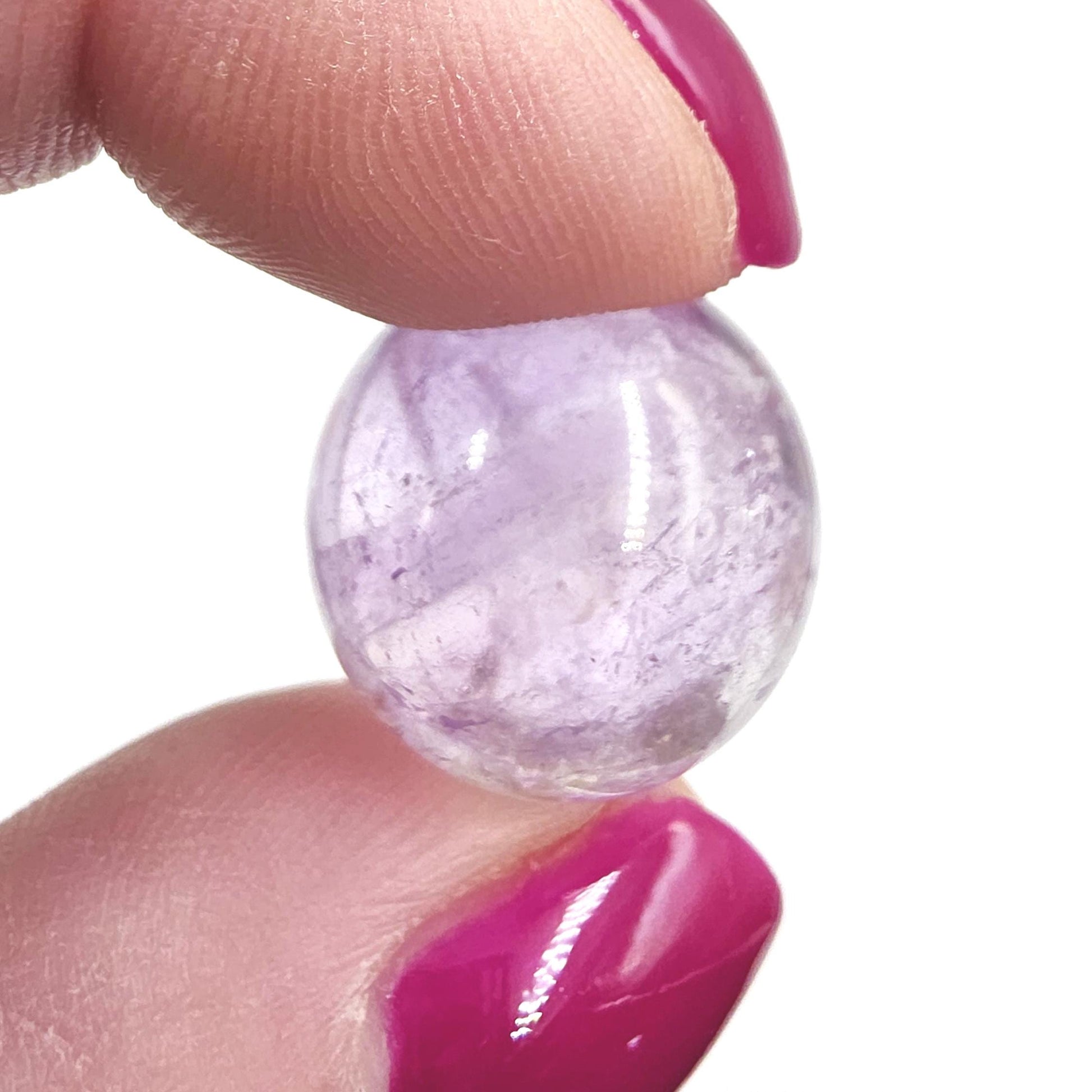 Light Amethyst Mini Sphere – Calm, Intuition & Peaceful Energy Crystal Ball