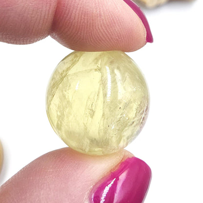 Citrine Mini Sphere – Joy, Abundance & Positive Energy Crystal Ball