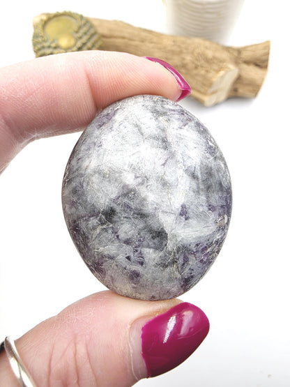 Unicorn Stone Palm Stone (Pegmatite) – Calm, Comfort & Emotional Healing Crystal, 65g