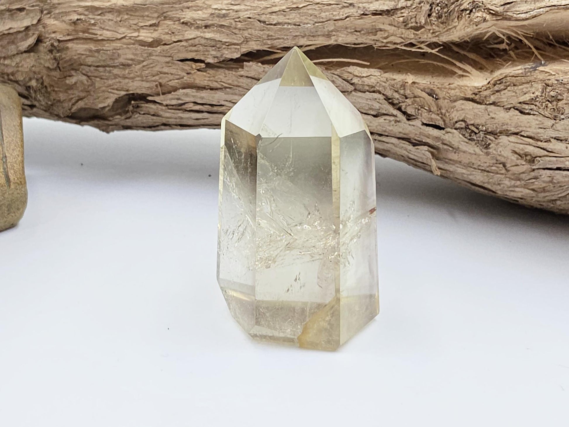 Citrine Point with Golden Healer – Abundance, Healing & High Vibration Manifestation Crystal Tower, 60g
